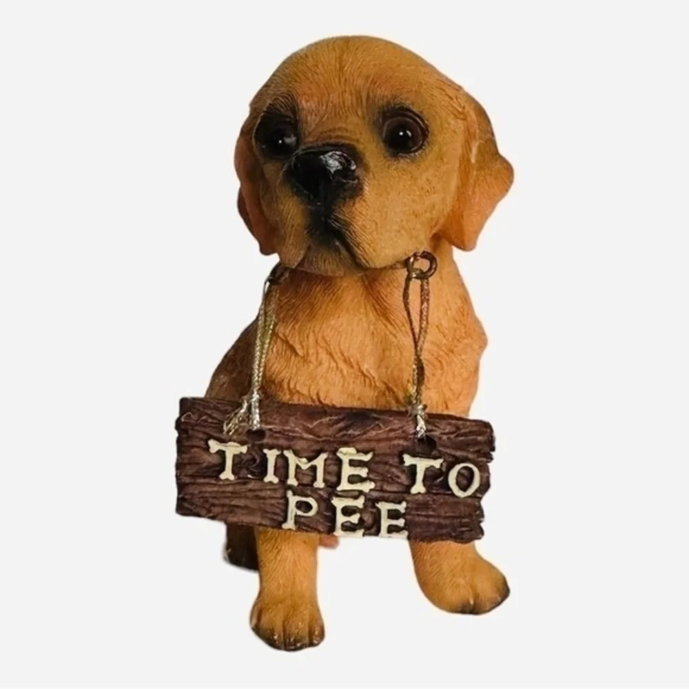Dog Mate Labrador Puppy Figurine 4.5